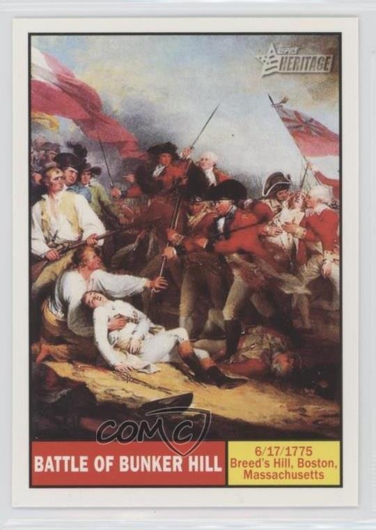 2009 Topps Heritage American Heroes Edition battle of bunker hill #104 2u3