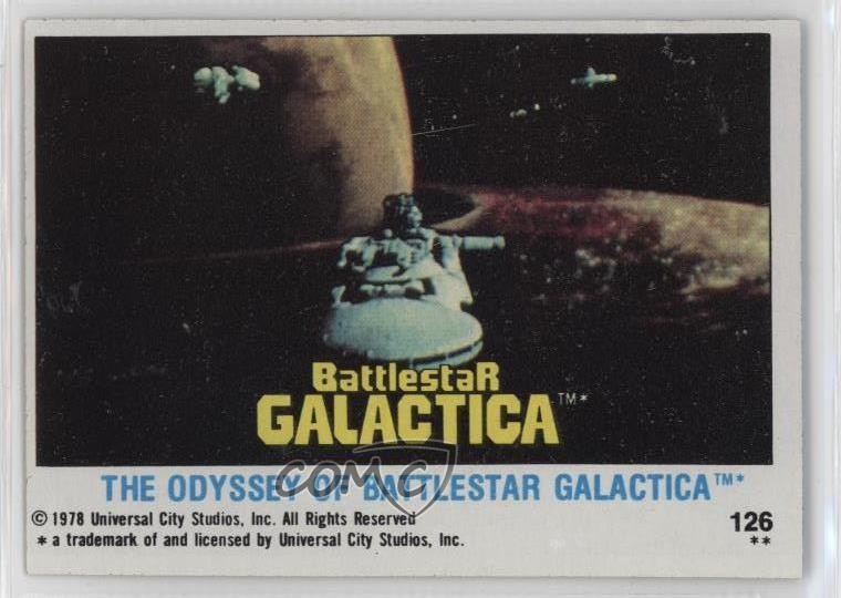 1978 Topps Battlestar Galactica The Odyssey of Battlestar Galactica #126 0b3