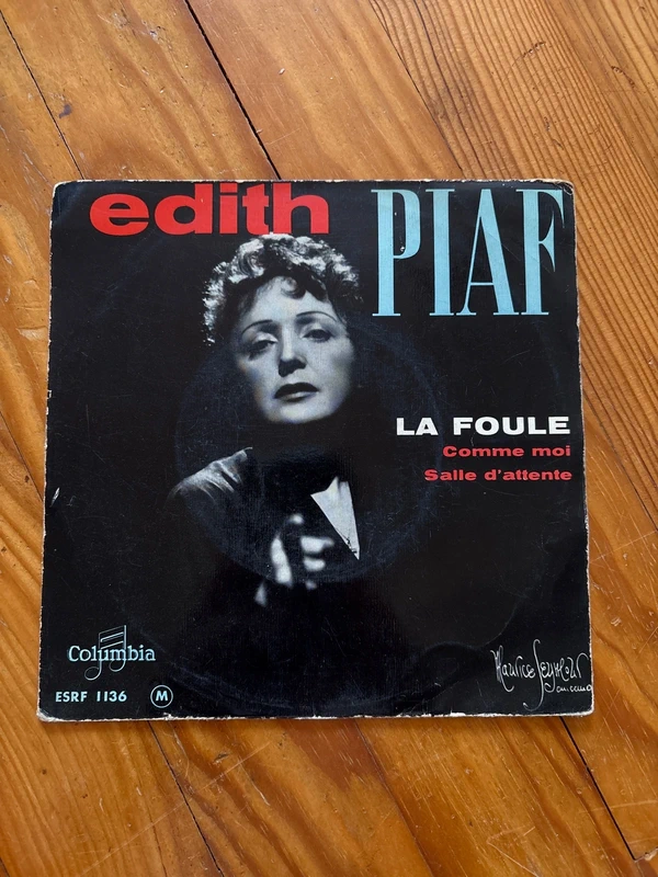 Vinyl 45 tours Edith Piaf La foule