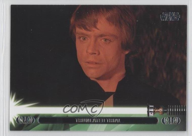 2013 Topps Star Wars Jedi Legacy Truncated Trial Luke Skywalker #19L 0a2