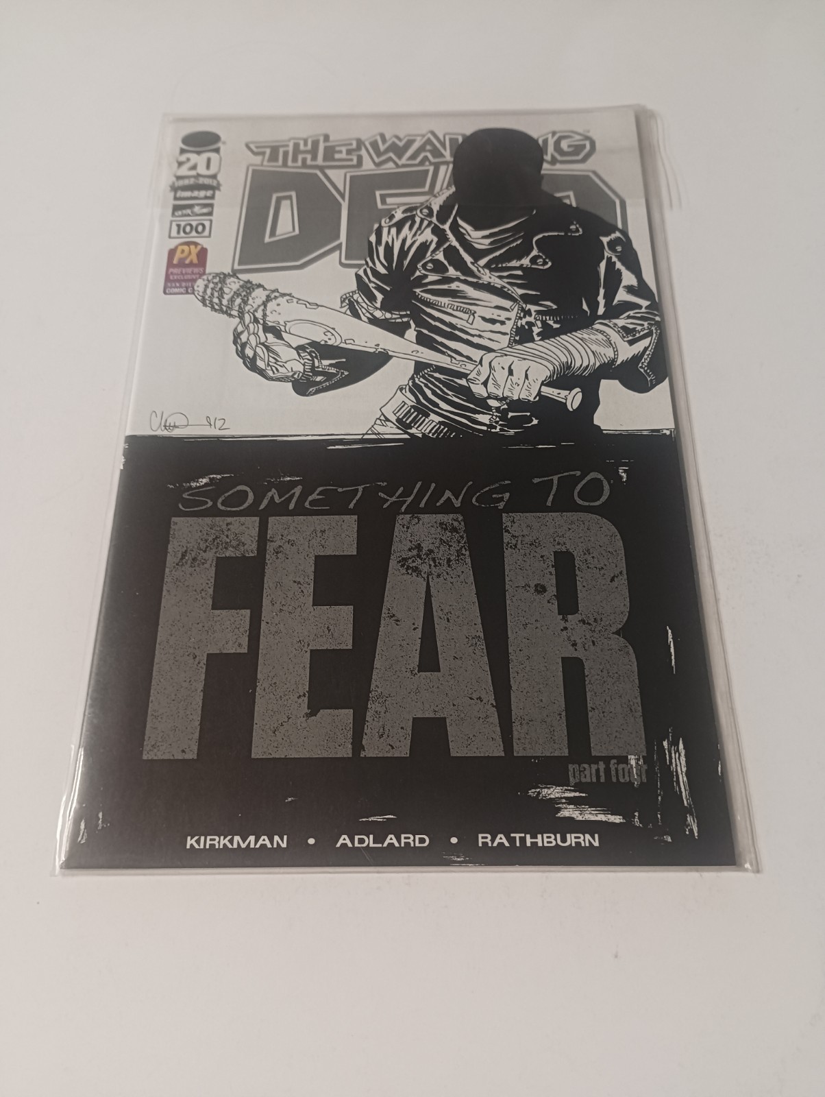 THE WALKING DEAD n. 100   VARIANT COVER PX PREVIEWS SKETCH edizione americana 