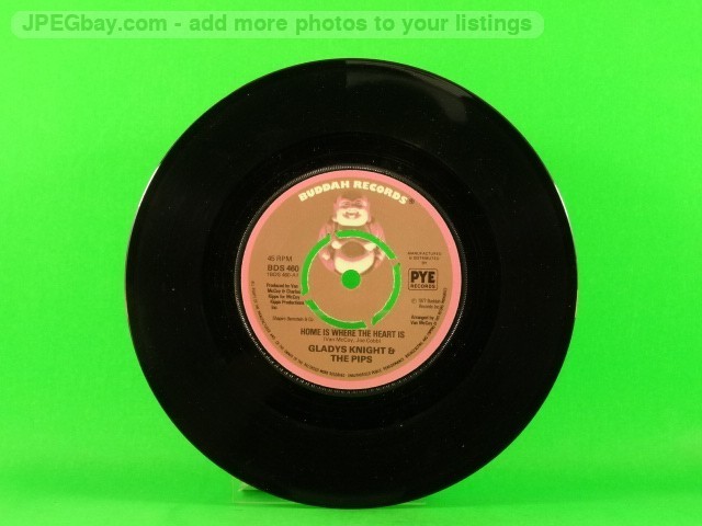 KNIGHT,GLADYS & THE PIPS HOME IS WHERE THE HEART IS (PLAIN SLEEVE) (4) (137) 7" 