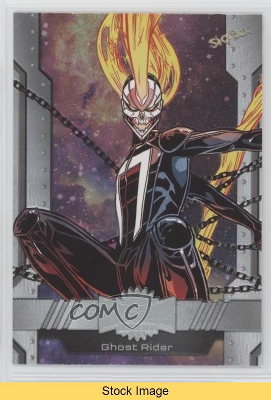 2024 Skybox Marvel Metal Universe Avengers Spectrum FX Ghost Rider #184 READ x5c