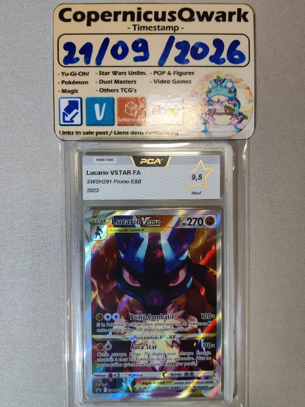 [Pokemon] Lucario VSTAR (swsh 291) [PCA 9.5]