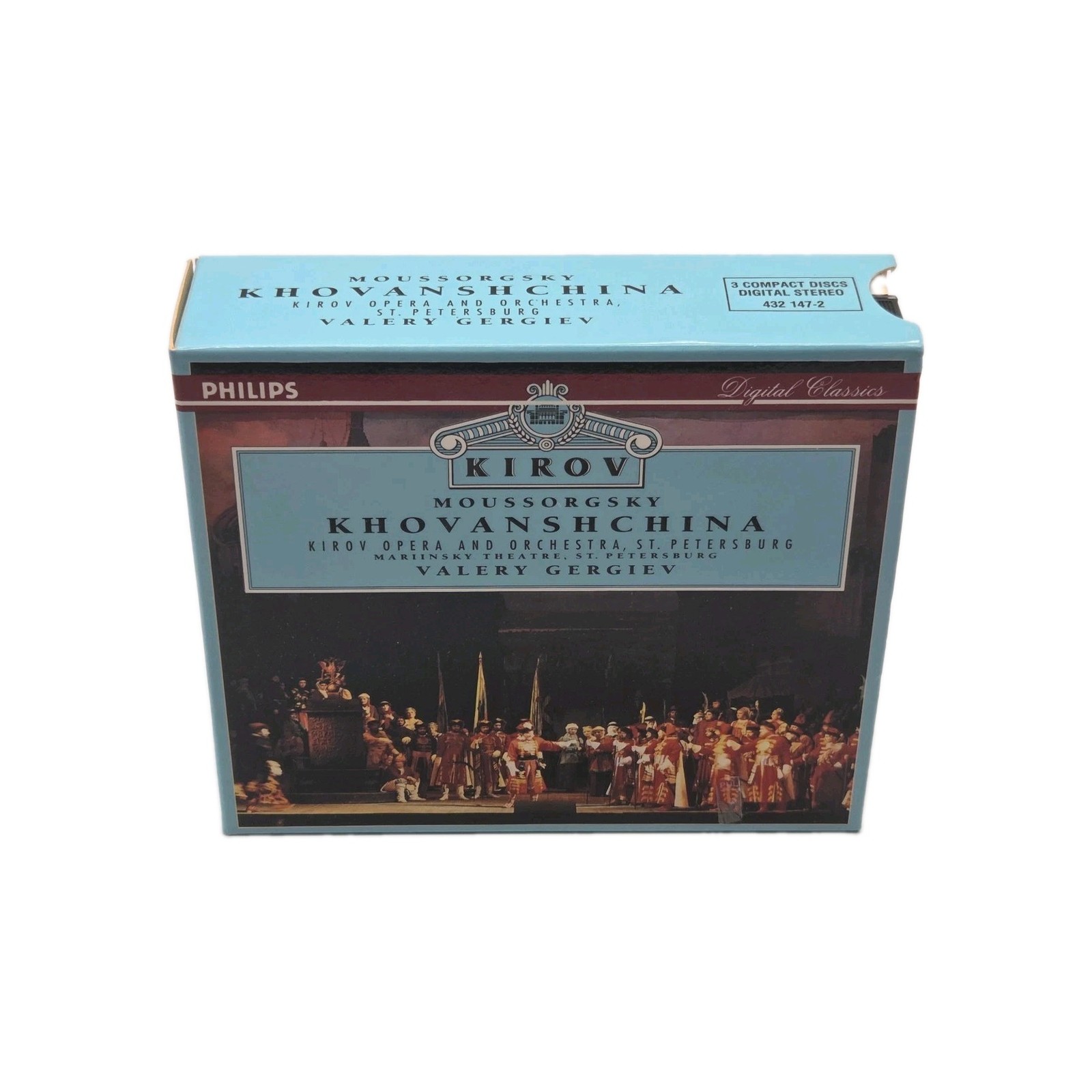 Modest Moussorgsky - Khovanshchina - Gergiev Kirov Opera Orchestra (3 CDs, 1992)