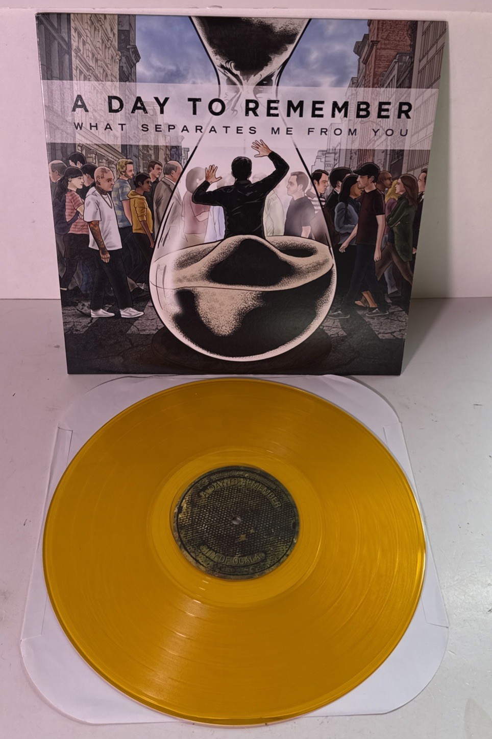 A Day to Remember - What Separates Me from Yellowed Colored Vinyl