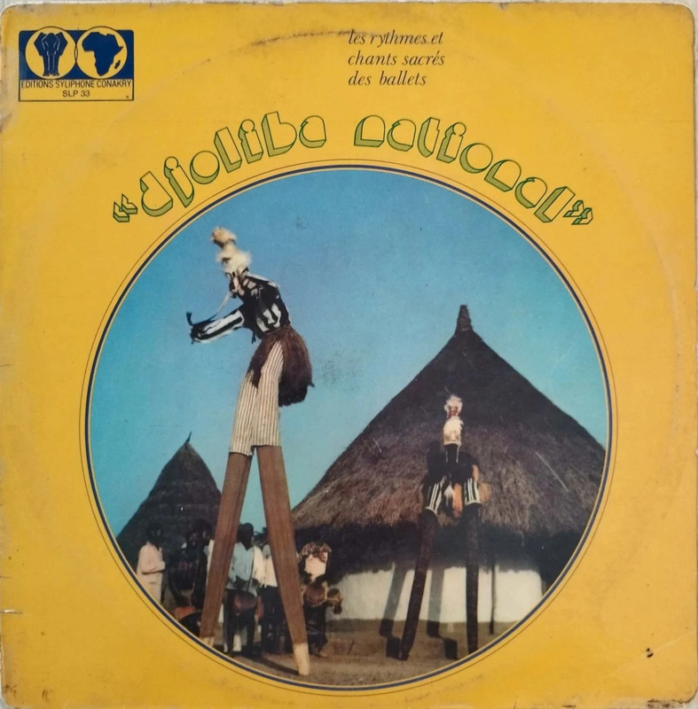 Djoliba National – Les Rythmes Et Chants Sacrés Des Ballets Djoliba National afro guinée original LP