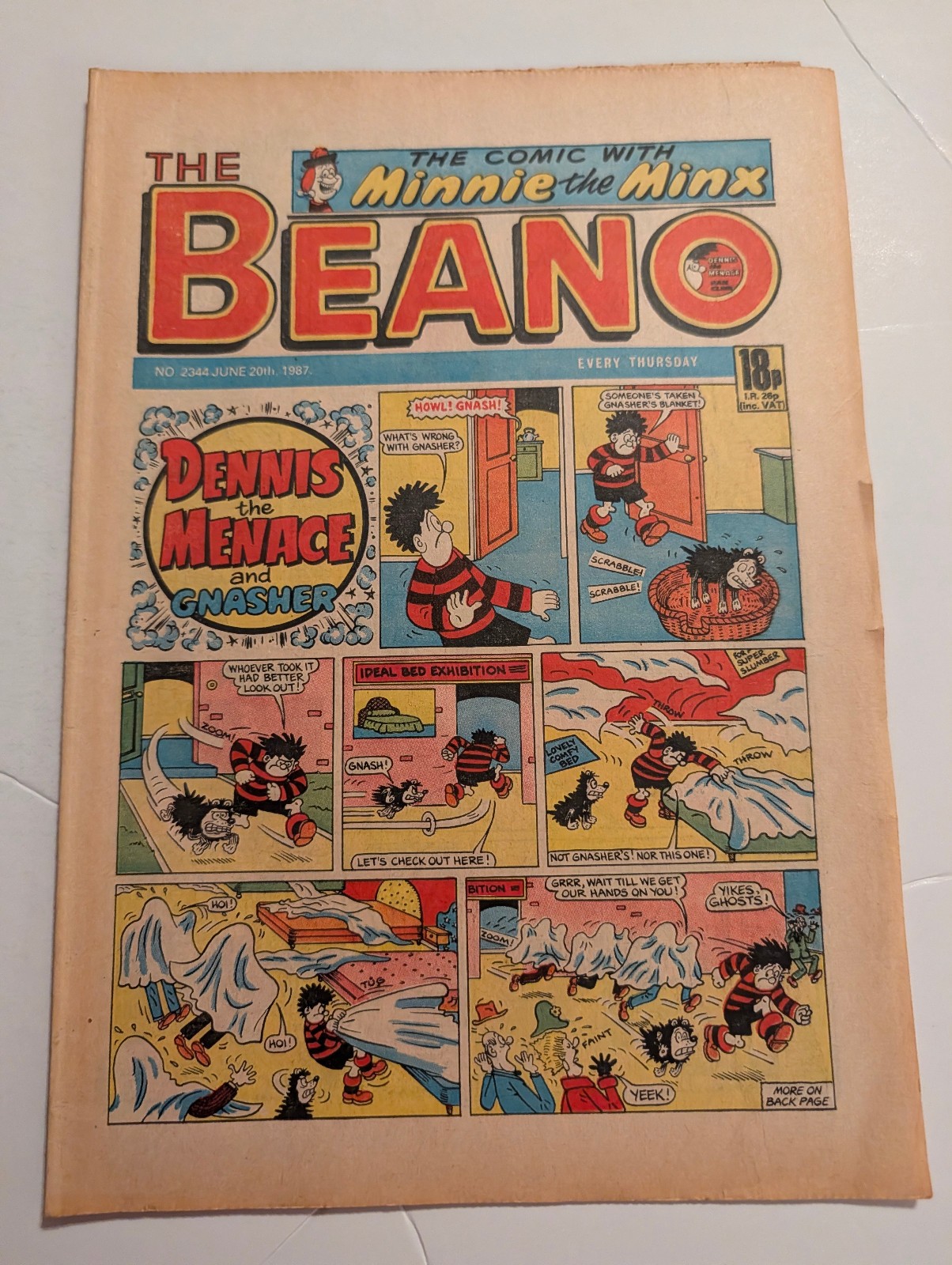 Beano Comic No 2344 June 20th 1987.