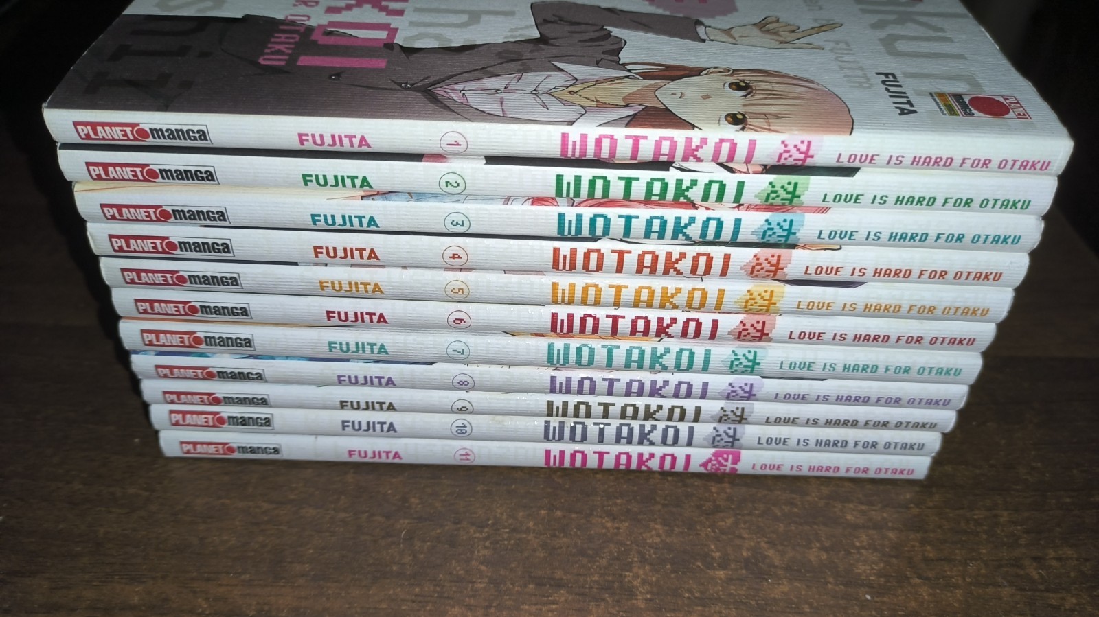 WOTAKOI SERIE COMPLETA 1/11 PLANET MANGA LOVE IS HARD FOR OTAKU