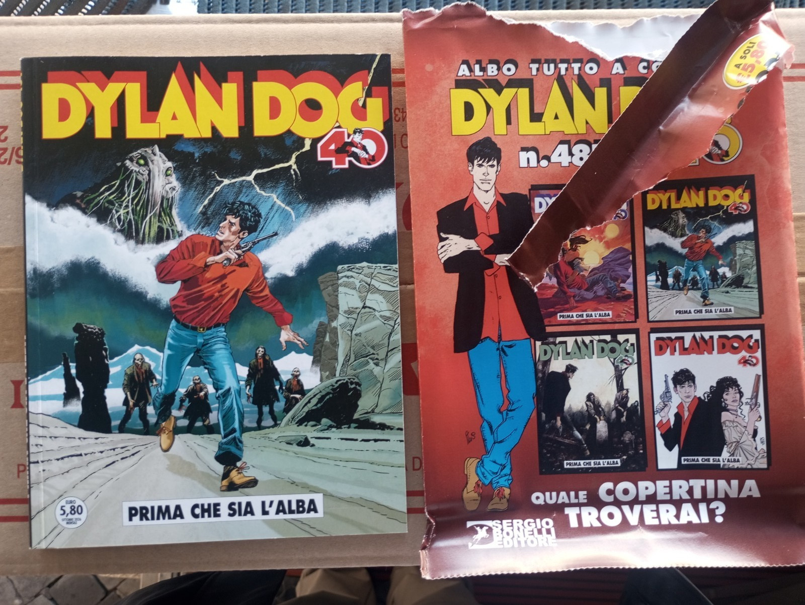 Dylan Dog n. 481 – Prima che sia l’Alba 40 Anni – Variant Villa Limited Edition