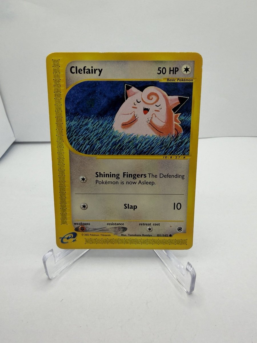 Clefairy 101/165 Expedition Set Base Regolare Vintage/Raro LP