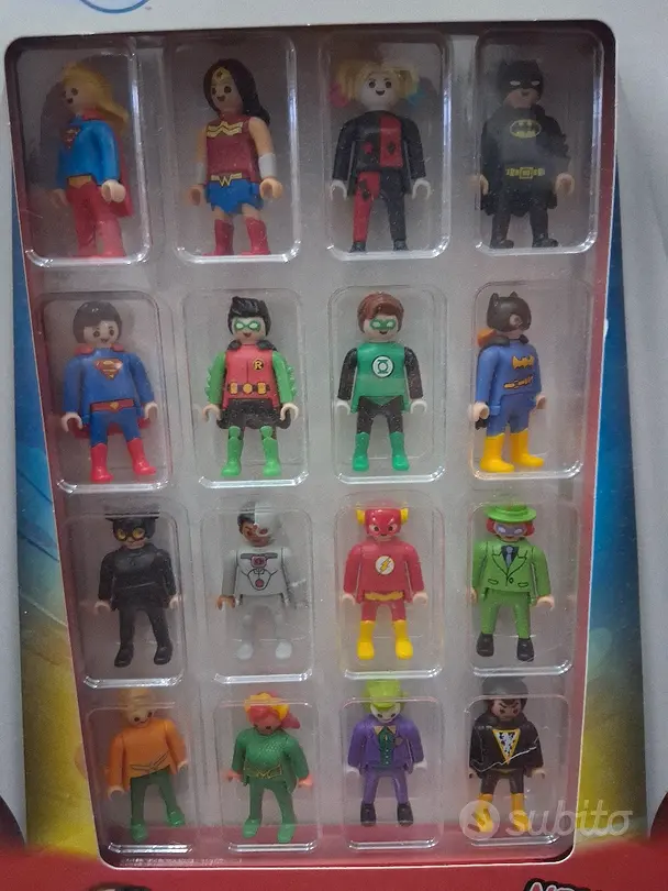 kinder sorpresa DC playmobil- collezione completa 