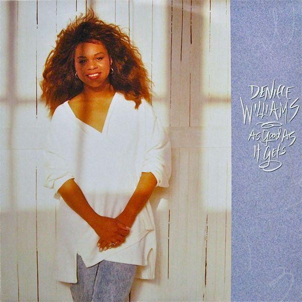 Deniece Williams As Good As It Gets LP vinyl Europe Cbs 1988 has small tear at