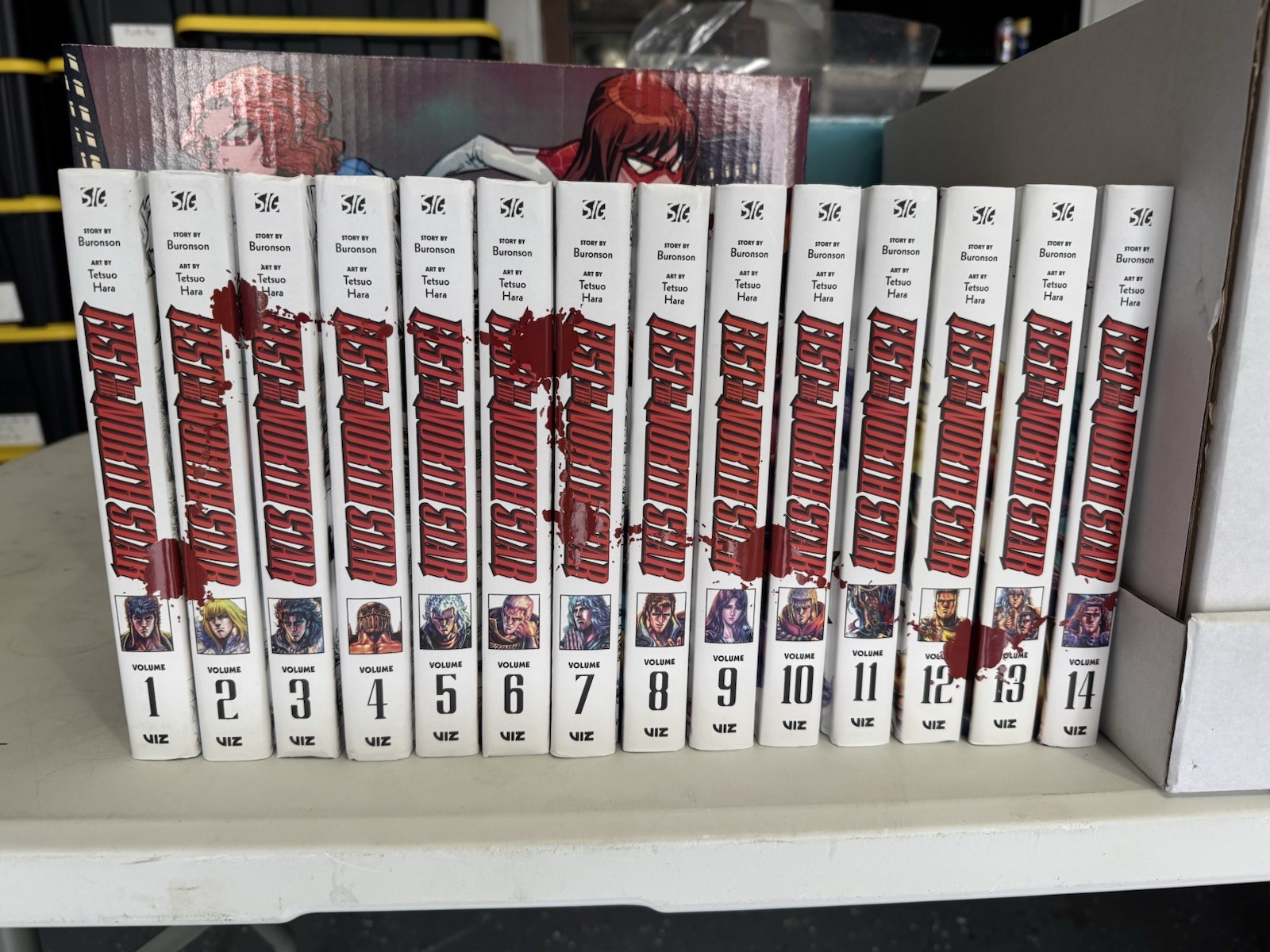 Fist of the North Star Vol 1-14 set manga copertina rigida VIZ Buronson Tetsuo Hara