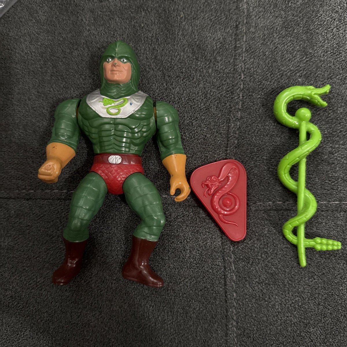 He-Man Masters Of The Universe King Hiss vintage completo 