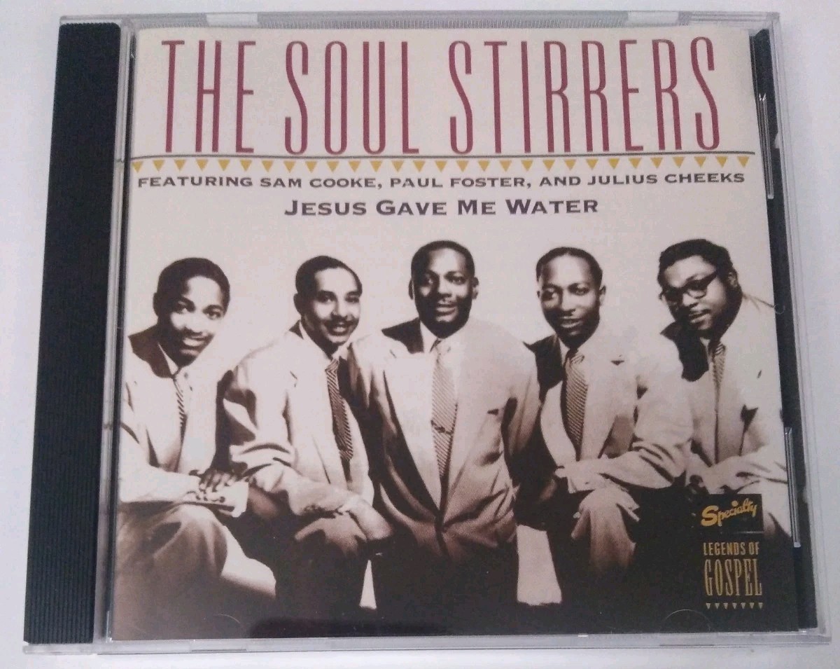 The Soul Stirrers - Jesus Gave Me Water CD 1992 BMG Club Edition Gospel VG+