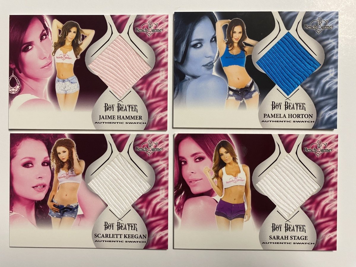 JAMIE, PAMELA, SCARLETT, SARAH STAGE = SCALDABAGNO Boy Beater - SWATCH Cardz