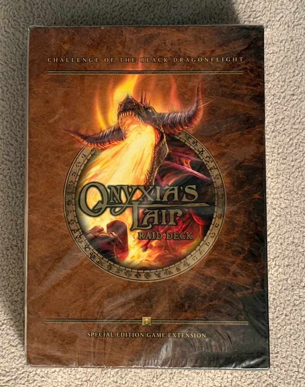 World of Warcraft Onyxia's Lair Raid Deck/Gioco di Carte Commerciali Nuovo/Sigillato