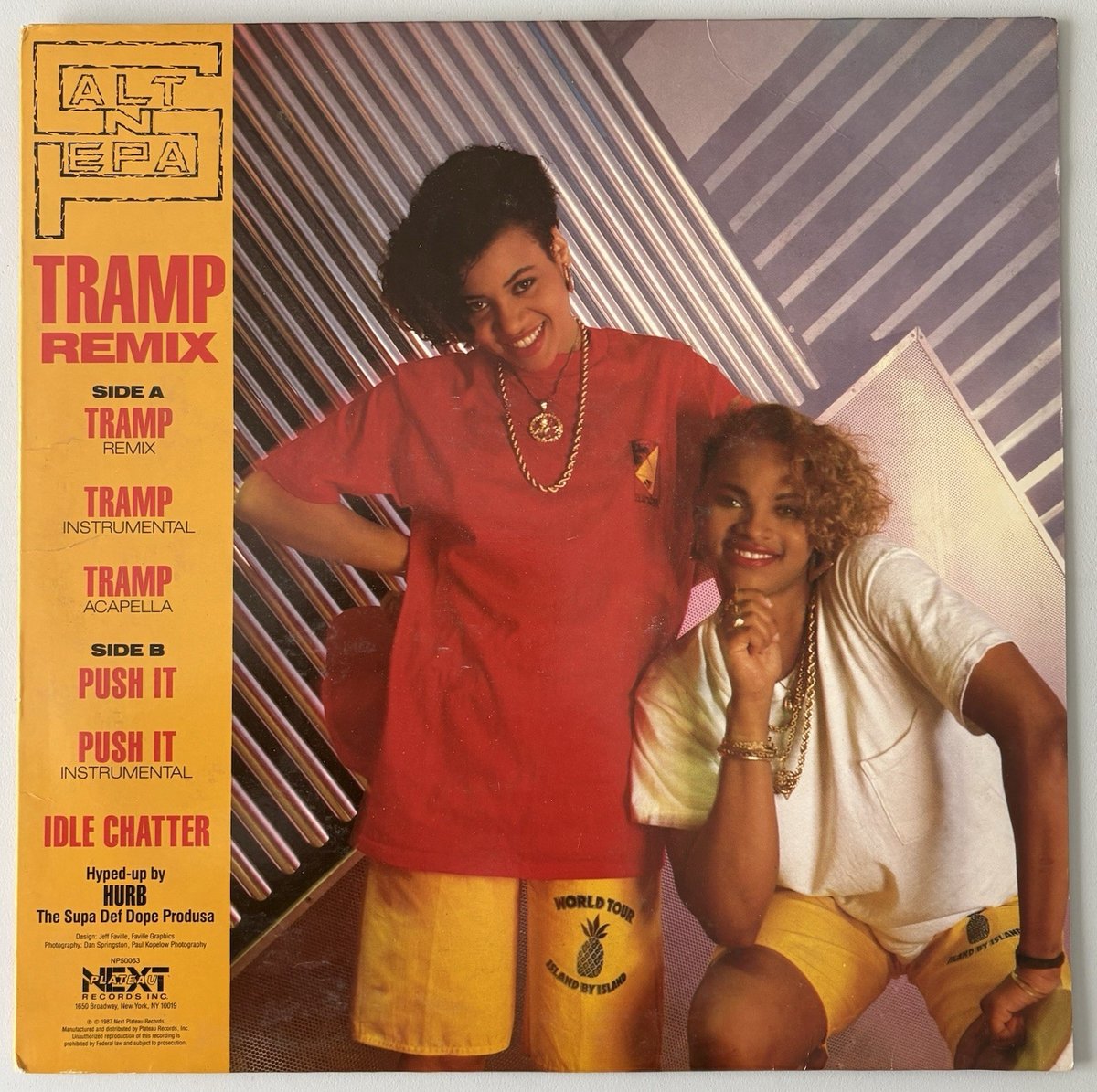 Salt 'N' Pepa ‎- Tramp (Remix) / Push It - 1987 12”Vinyl Single - Next Plateau