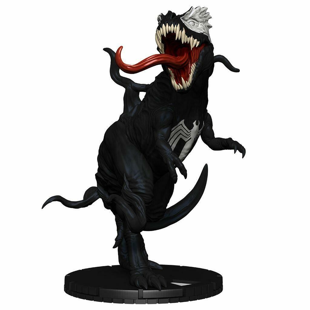 Marvel HeroClix Venom T-Rex Miniatura Tira Verde