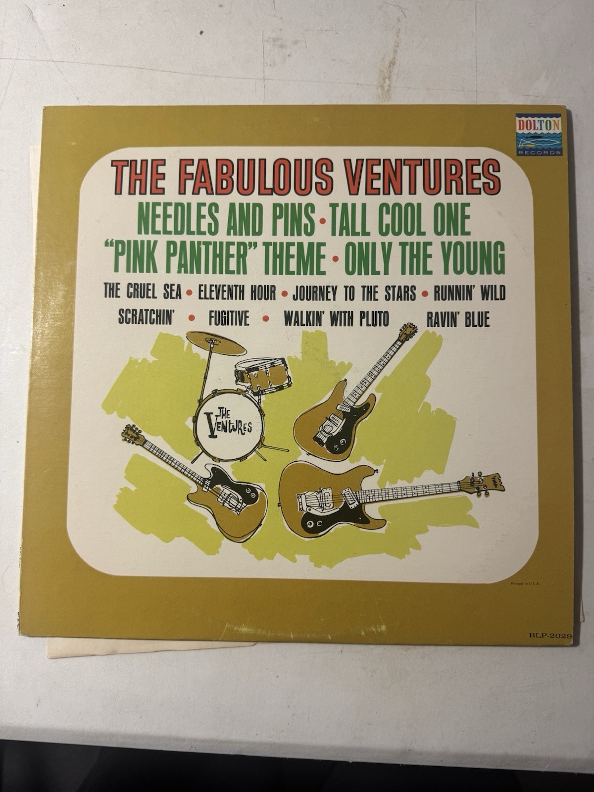 The Ventures The Fabulous Ventures Vinyl LP Dolton BLP-2029 1964 MONO Rockaway