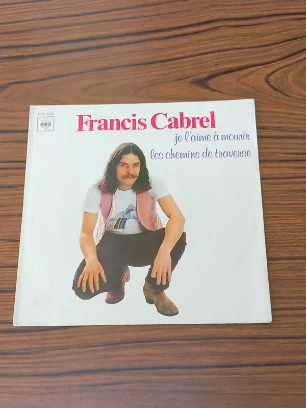 1 disque 45t francis cabrel 1979  tb état