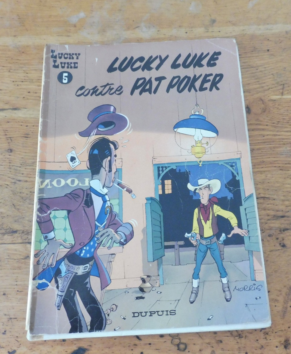 bd souple complette lucky luke 1969 contre pat poker