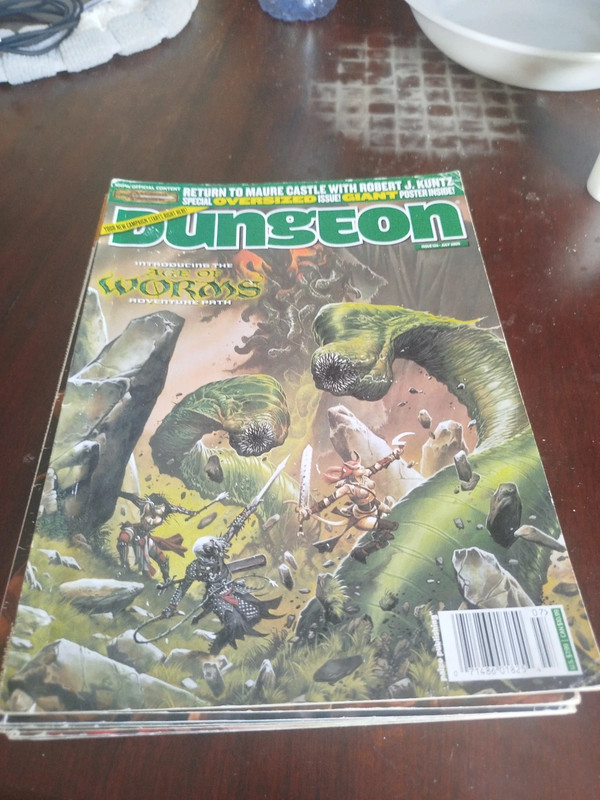 Coleção Dungeon Magazine (2005–2006)  Paizo / Wizards of the Coast