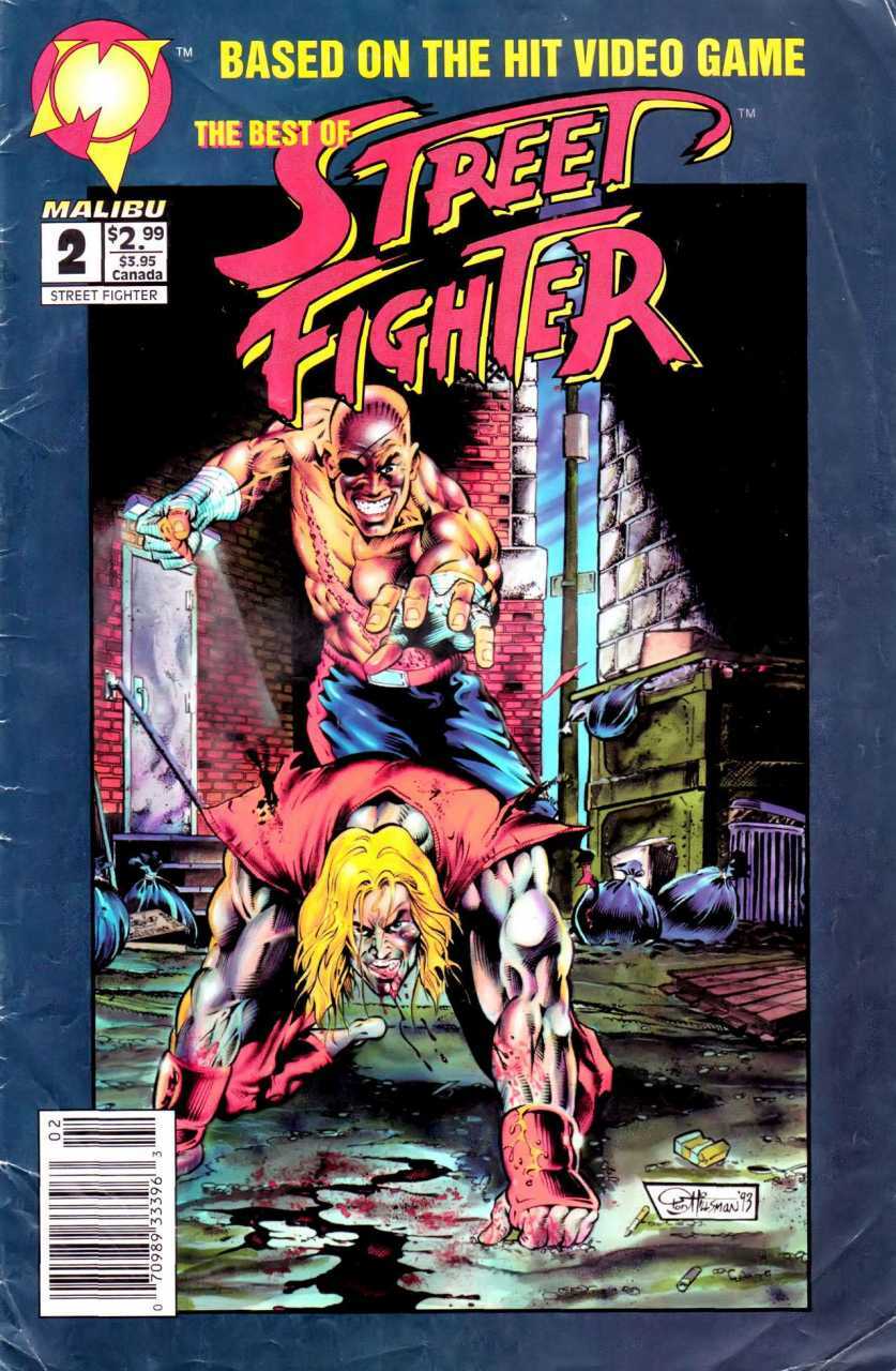 Best of Street Fighter #2 VF/NM 1994 Malibu fumetto Capcom