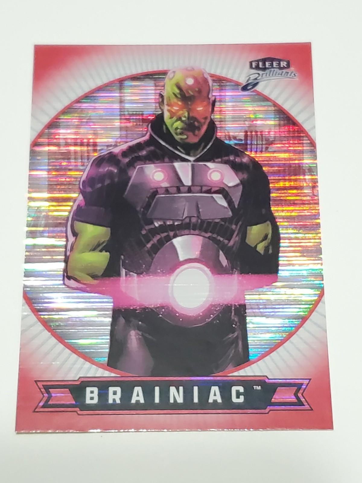 2025 Upper Deck Fleer Brilliants Superman Brainiac Red Heat Vision /1938 #59