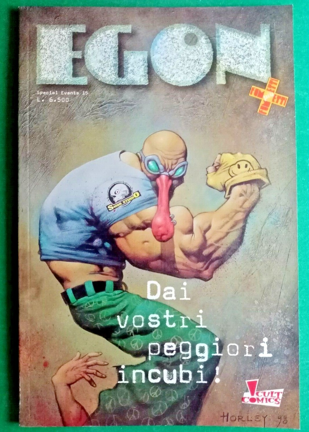 ASSOLUTA R@RIT@' FUMETTO CULT COMICS, EGON-N.15-NEW/PERFECT/EDICOLA-RIF.5125