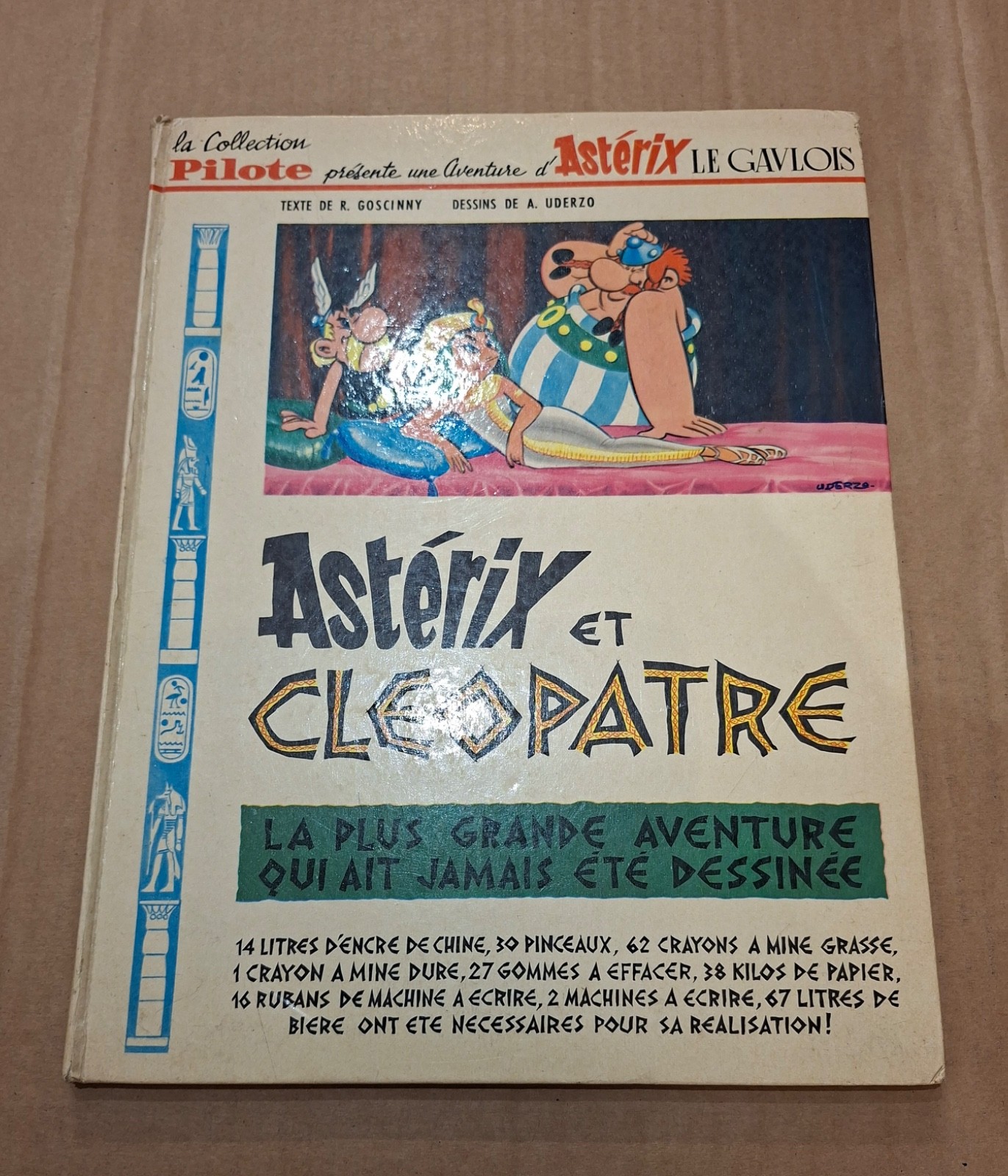 ASTERIX ET CLEOPATRE _ GOSCINNY - UDERZO / EO PILOTE 1965 BE+ !