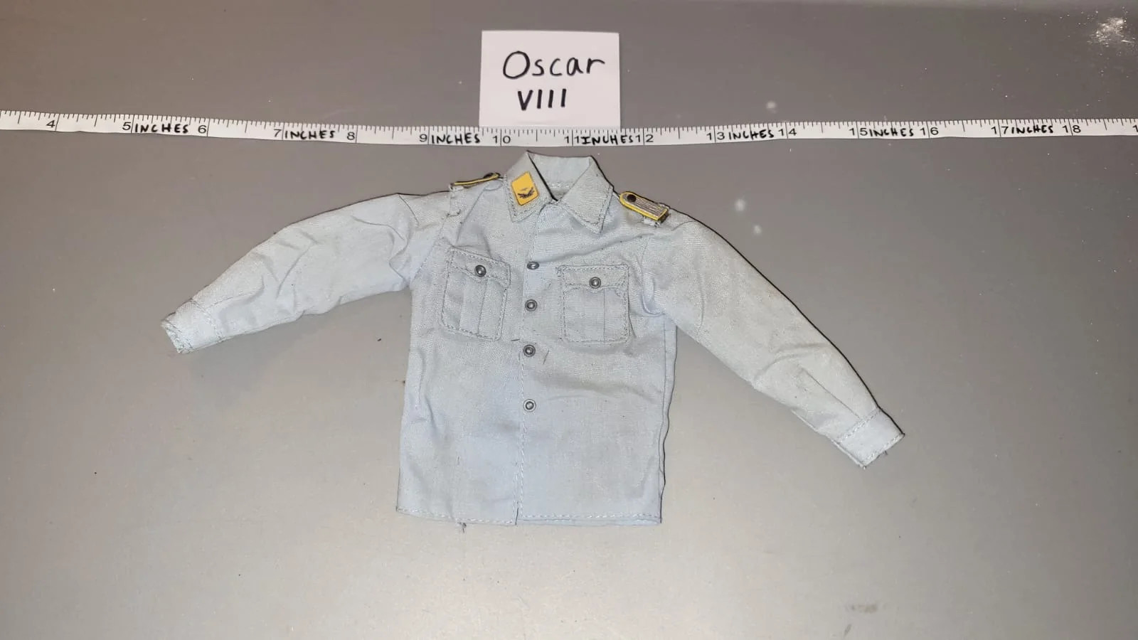 Camicia Luftwaffe tedesca scala 1:6 seconda guerra mondiale