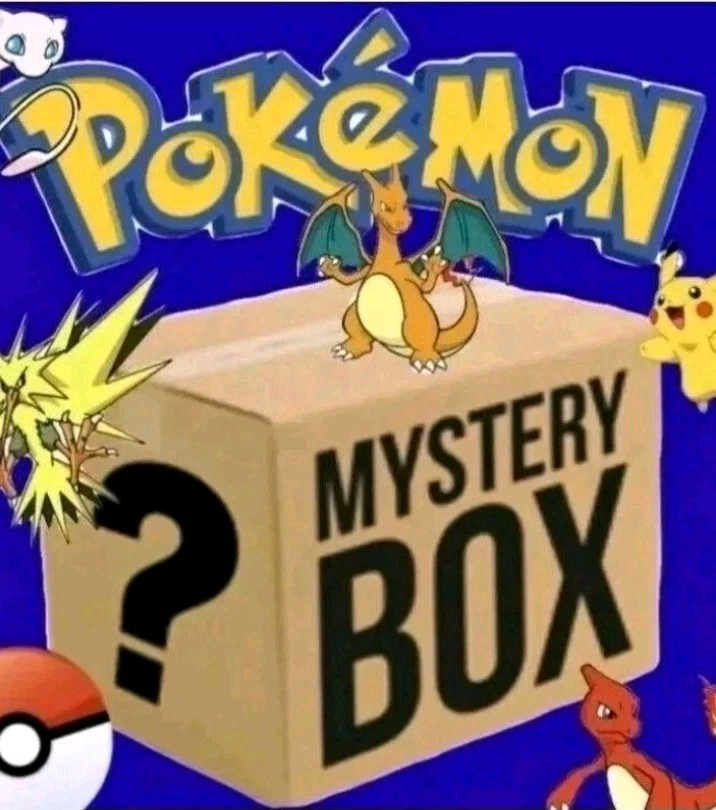 $130 Pokemon Mystery Box 1 Graded Pokemon Slab + 6 Packs  + 6 Rare Cards & More