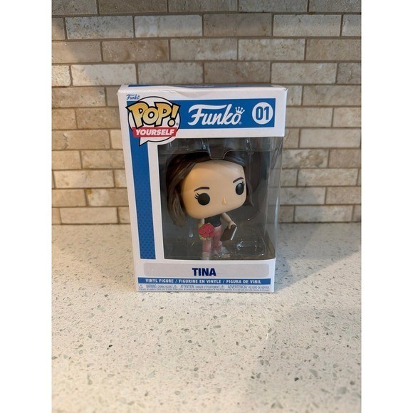 Funko Pop Yourself Tina Personalizzato Funko Pop #01 Figura in Vinile In Scatola