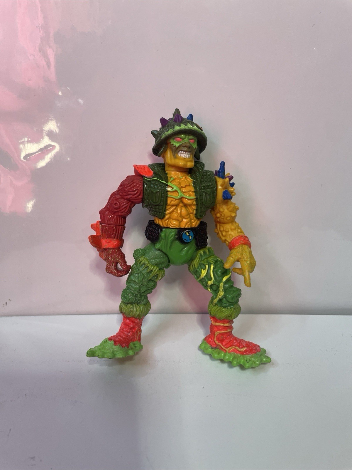 Toxic Crusaders Major Disaster With Back Pack Action Figure 1991 Playmate