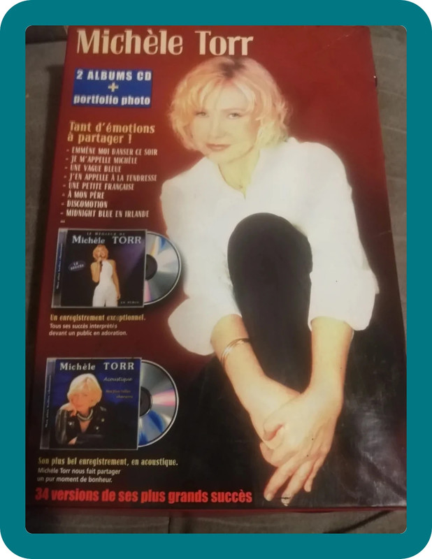 Coffret 2 CD + Portfolio Michèle Torr - Tant d'émotions à partager