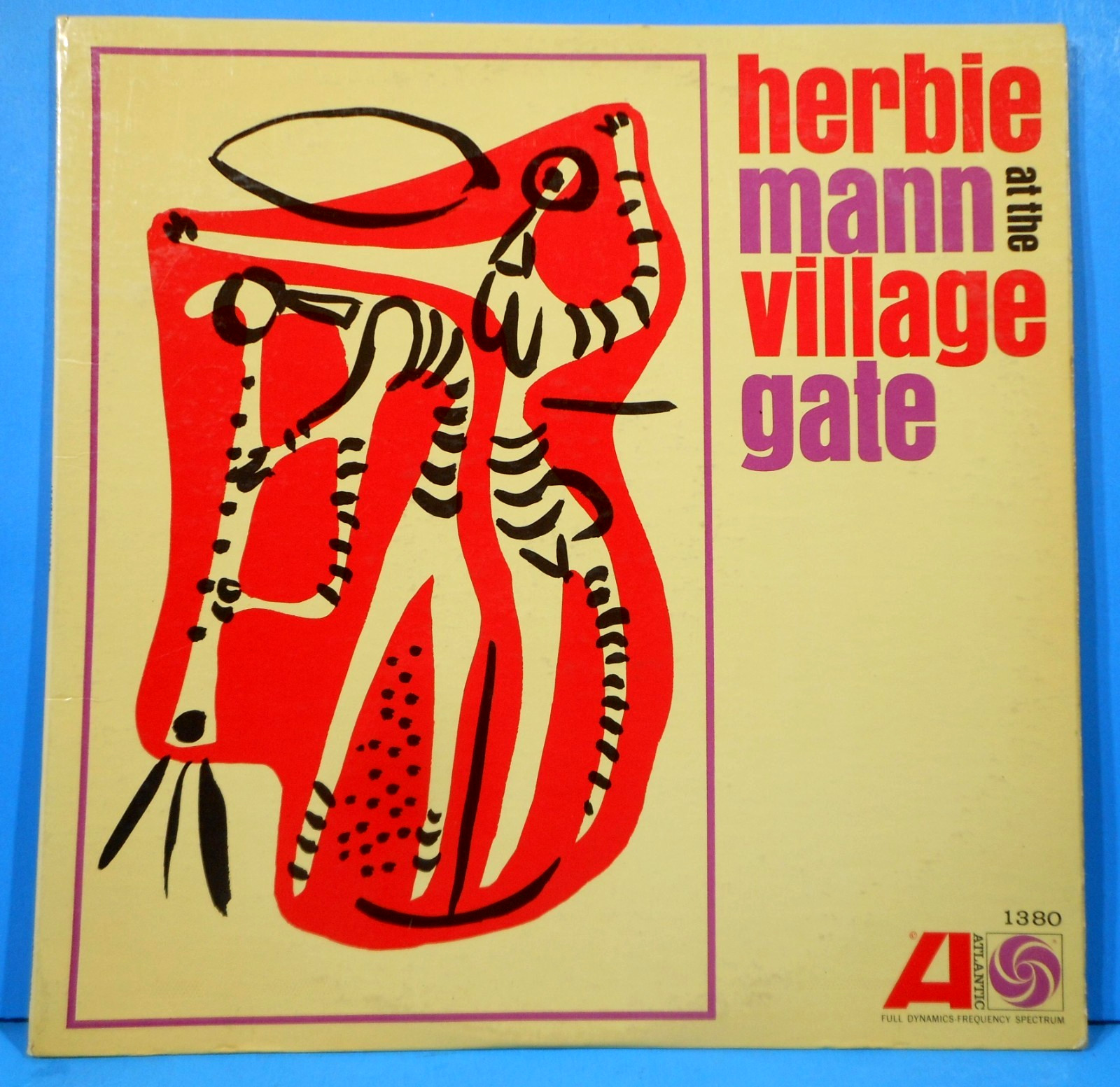 HERBIE MANN AT THE VILLAGE GATE LP 1962 MONO ORIGINAL NICE CONDITION! VG/VG+!!A