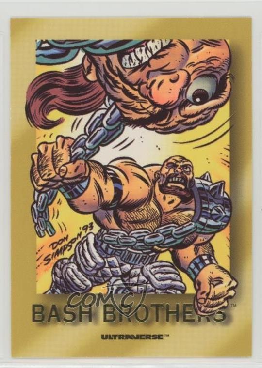 1993 SkyBox Ultraverse Star Rookies Bash Brothers #S3 0b5