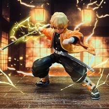 Cappotto cablato personalizzato 1/12 per action figure 6'' SHF Agatsuma Zenitsu (no figure)