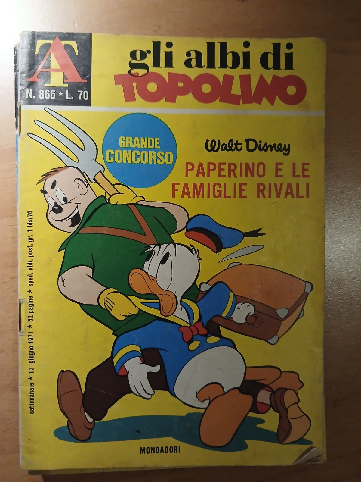 gli albi di Topolino nr. 866 (1971)