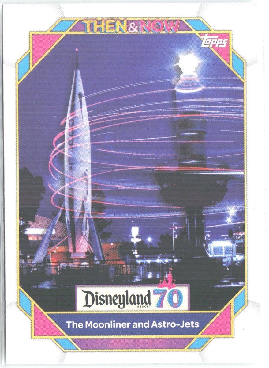 2025 Topps Disneyland 70° Anniversario #57 The Moonliner e Astro-Jets