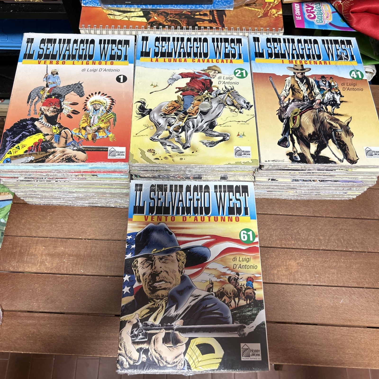 IL SELVAGGIO WEST – Luigi D’Antonio – Serie completa 1/75 Hobby & Work