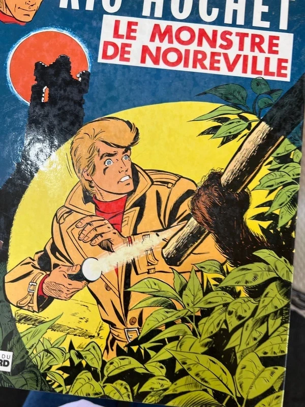 BD Ric Hochet - Tome 14 : Le Monstre de Noireville - Édition 1972 Lombard