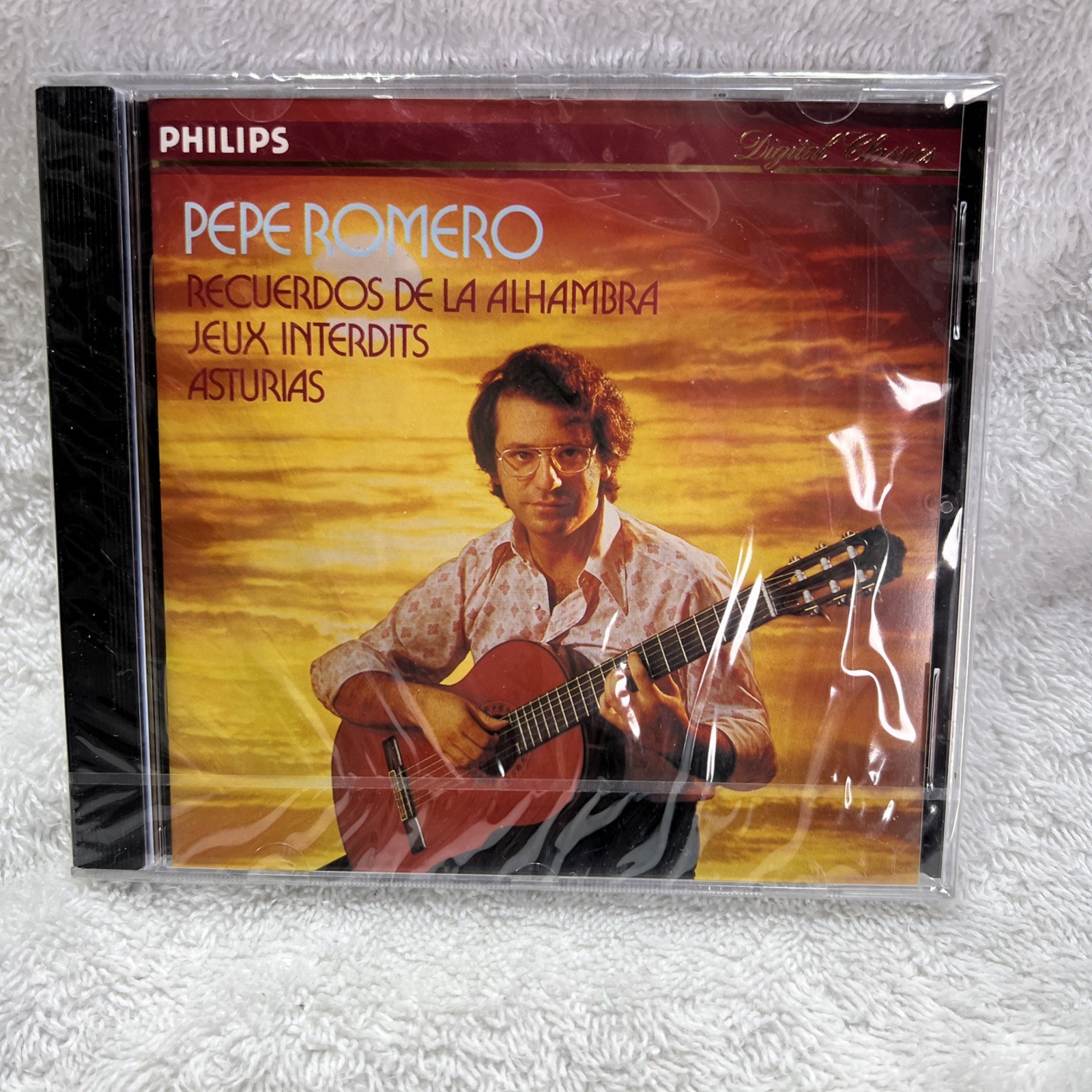 Pepe Romero – Recuerdo de la Alhambra CD 1982 Classical Guitar Philips New