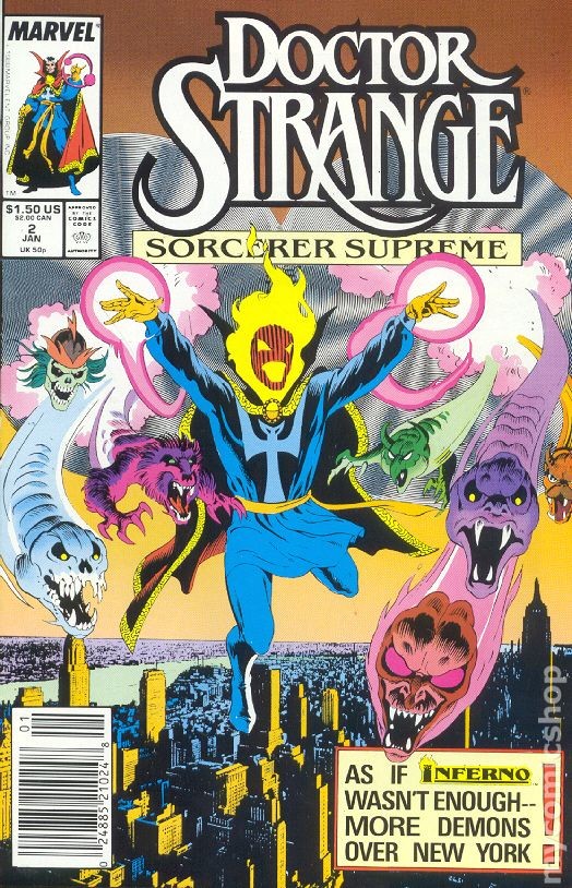 Doctor Strange #2 FN 1989 Immagine Stock