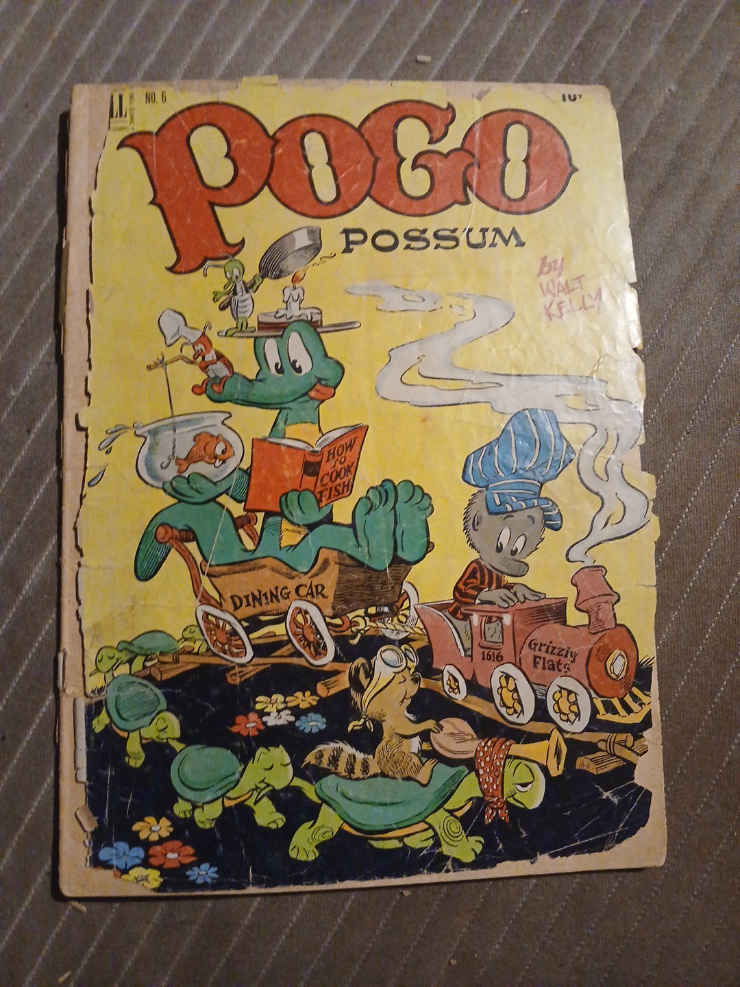 Pogo Possum 6 Pogo Possum di Walt Kelly 1951 fumetto età dell'oro cartone animato
