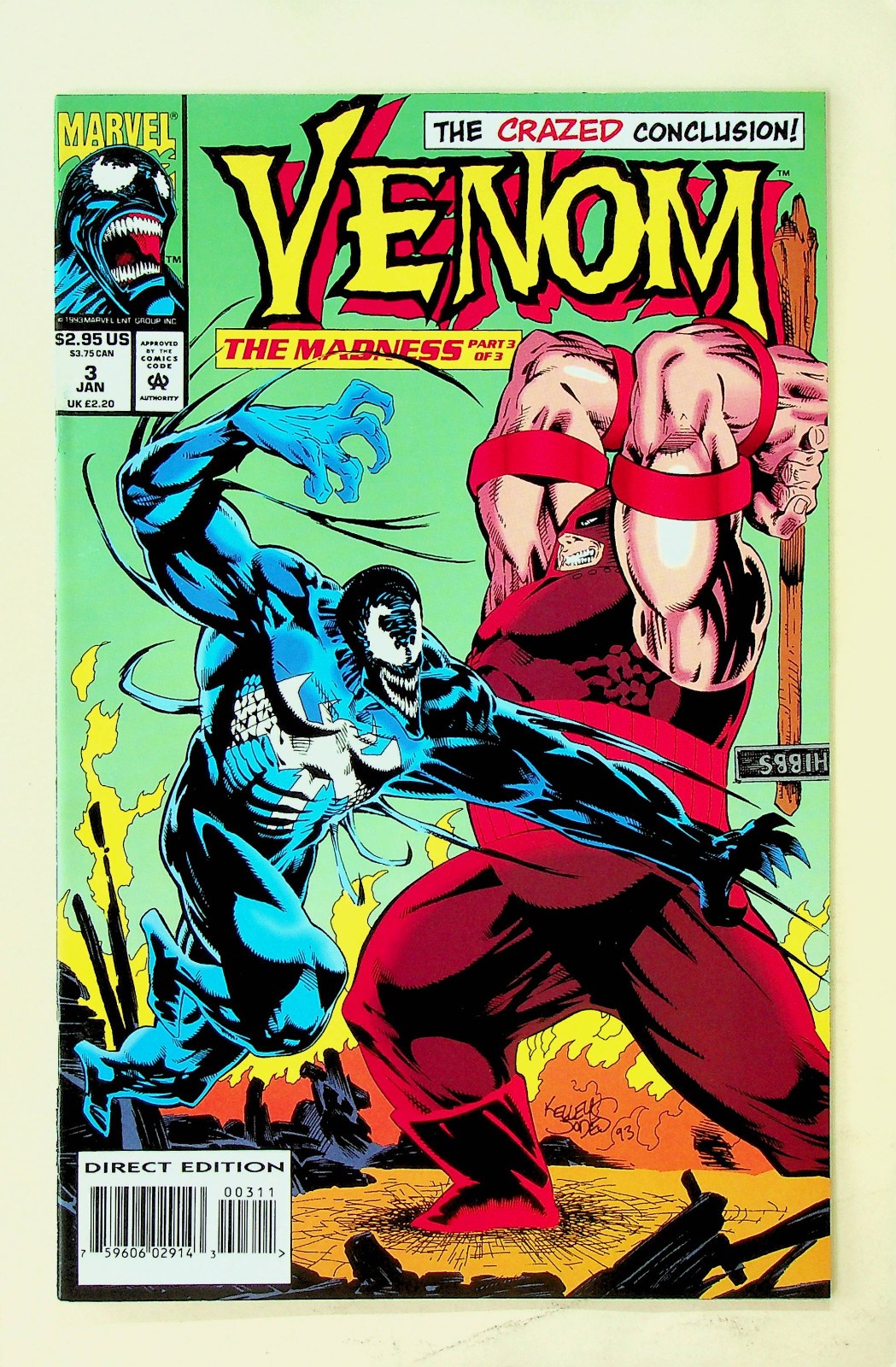 Venom: The Madness #3 - (gennaio 1994, Marvel) - Near Mint/Mint