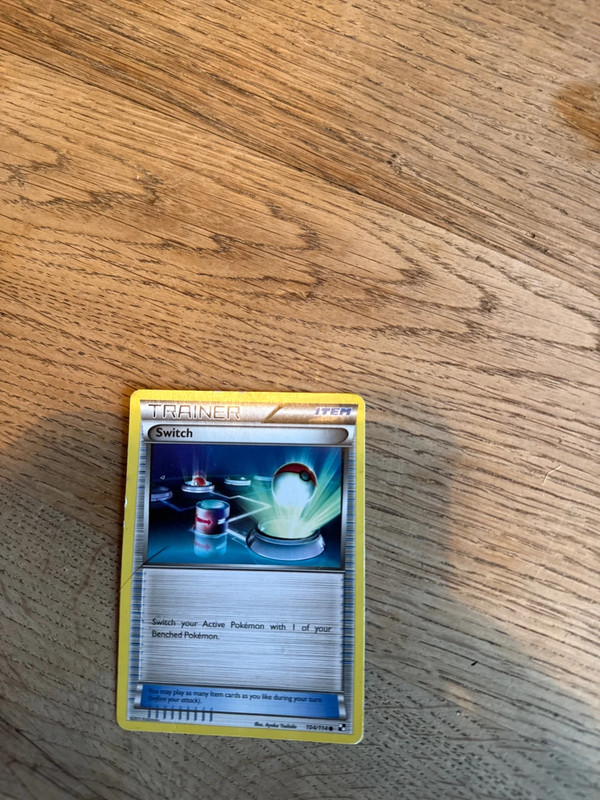 Pokemon kaart trainer switch