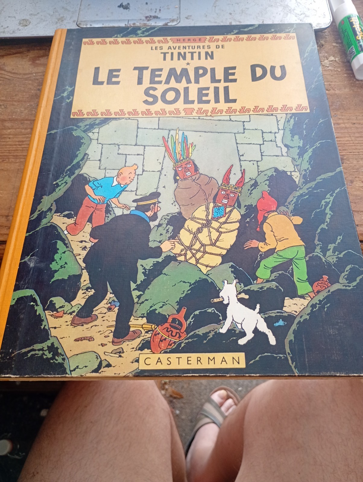 le temple du soleil TINTIN HERGE casterman 1960